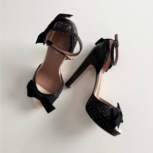 Red Valentino polka dot high heels